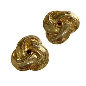 Vintage 50s Bluette Made in France Gold Tone Shoe or Purse Clips Retro Glam